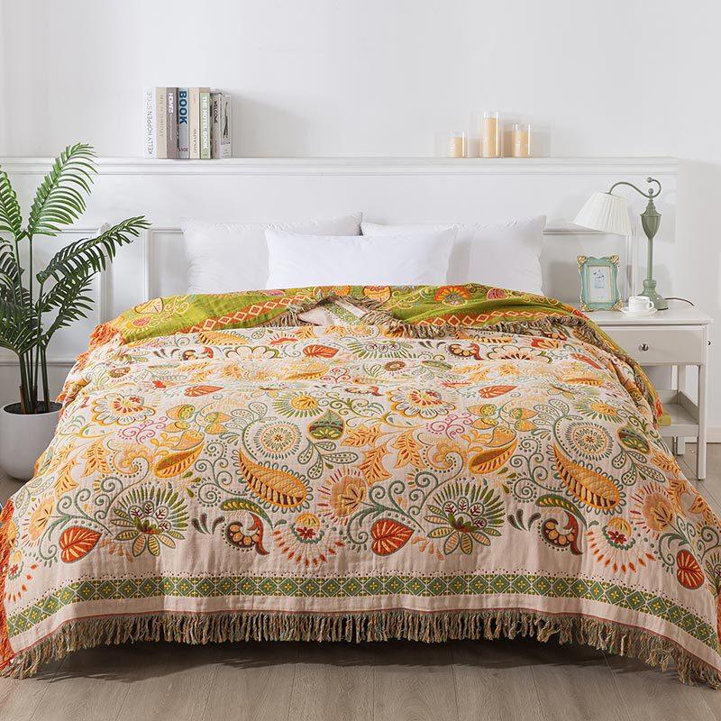 Brangdy Floral Summer Gauze Quilt