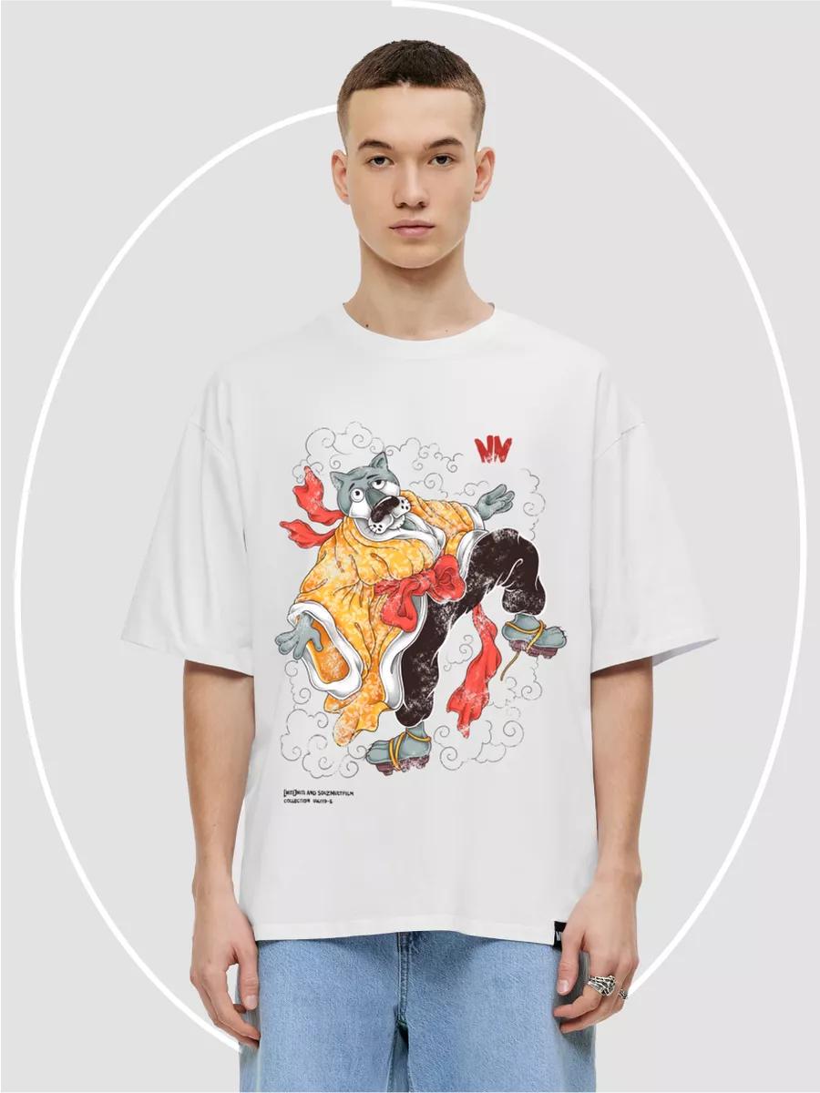 

Oversized T-shirt with Soyuzmultfilm print 4XL