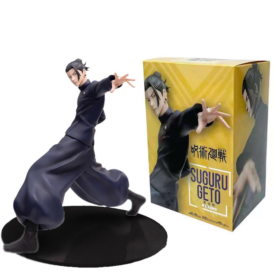 14.5Cm Anime Figure Noodle Stopper Satoru Gojo Action Figure Geto Suguru Figur Pvc Xmas Kid Gift Adult Collection Model Doll Toy