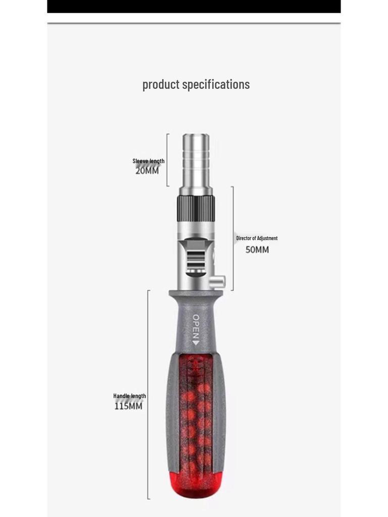 Multi-Angle Ratchet Screwdriver Set: 10-in-1 Phillips, Slotted, U-Type, Triangle Repair Tools