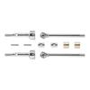 Steel Front Rear Axle Shafts 5mm Extended +2mm Thread Longer Driveshaft for 1/18 RC Crawler Car TRX4M Upgrade Parts