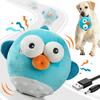Interactive Dog Toy Squeaky Moving Ball with Jumping Music Modes Rechargeable Plush Chew Toys