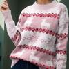 TIFICY Pulls à manches longues et col rond pour femme, style décontracté, automne-hiver