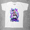 Arcane League of Legends 008 JINX Anime/Manga Childrens/Kids Adult T Shirts
