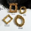 Gold Mini Photo Frames Resin Wedding Photo Display Frames Creative DIY Shadow Box Frame  Home Decor