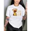 Womens Plus Size Fashion Printed Casual T Shirt
