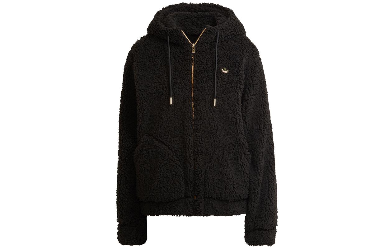 Adidas Originals Sherpa Jacket Women s Black HG6676 30