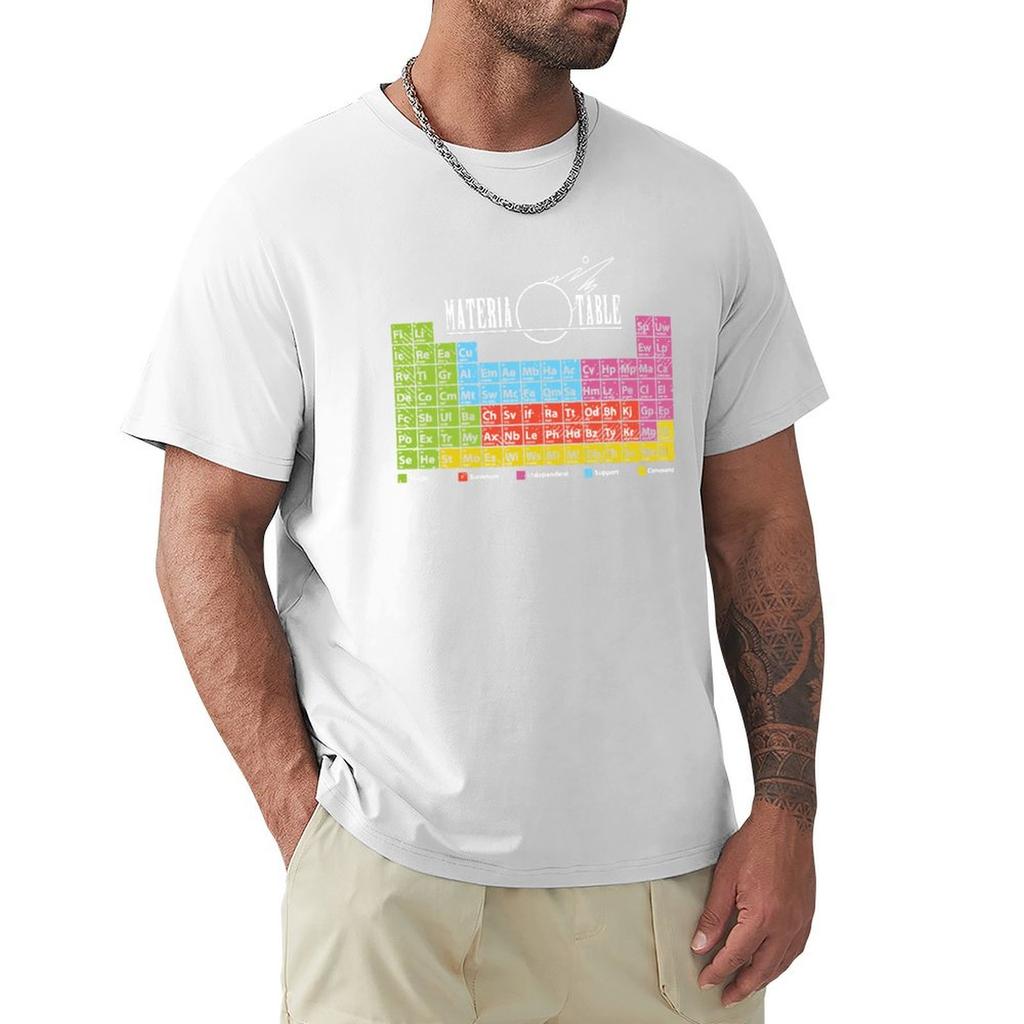 Materia Table T-Shirt Graphic Shirts Cute Tops Graphics Men Graphic T Shirts