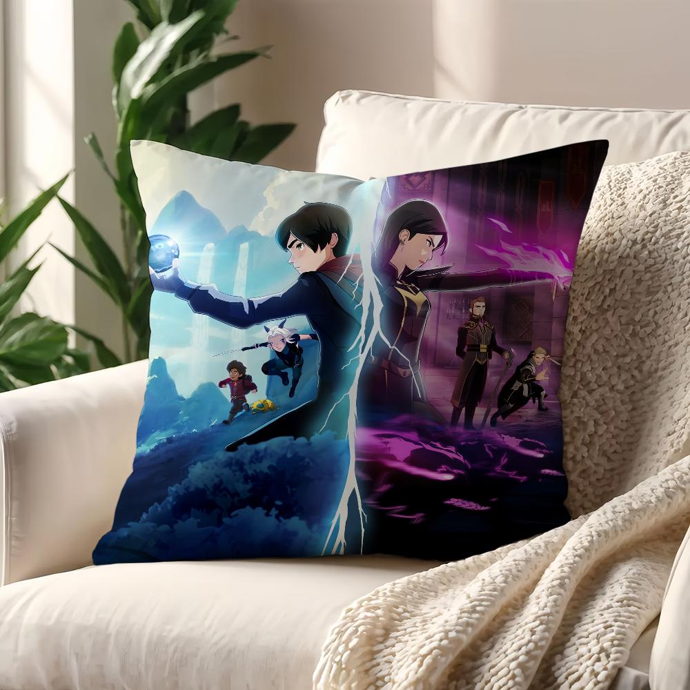 Cartoon The D-Dragon P-Prince Cushion Cover Pillow Cover Decoration Room Home Sofa Living Office Car Nordic Simplicity