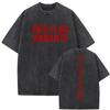 T-shirt Copertina Tour 2026 Rosalia Lux Uomo Donna Moda Vintage Lavata Streetwear T-shirt Casual Ampia Oversize Maglietta