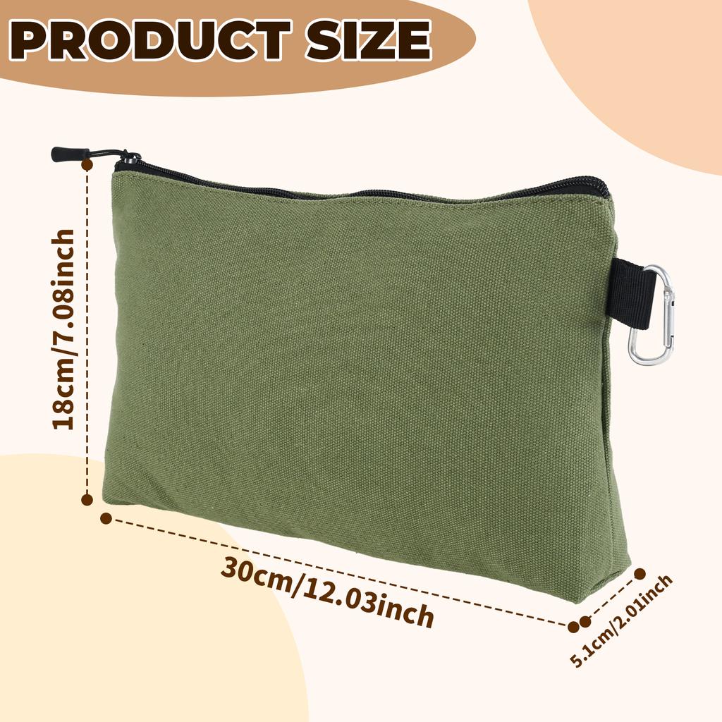 3/6Pcs canvas Tool Bag Waterproof durable and dirt-resistant Multi-function Tool Organizer Hardware Storage Electrician Tool Bag
