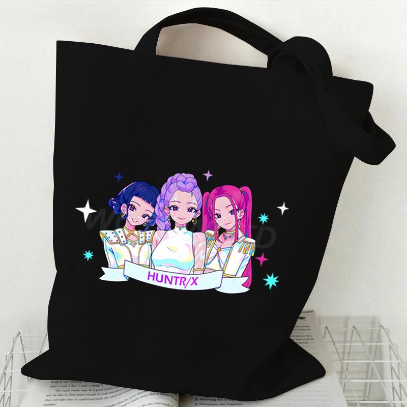 Witch Hunters Peripheral Fashion Shoulder Bag Women's Large Capacity Student Canvas Bag Work Commuter Tote Bag