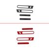 For Nissan GTR R35 2008-2016 Real Carbon Fiber Car Door Outer Handle Decorative Sticker Car Accessories