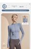 Women's Long Sleeve Sports Yoga Jacket - Stand Collar Cardigan for Running, Fitness, and Pilates