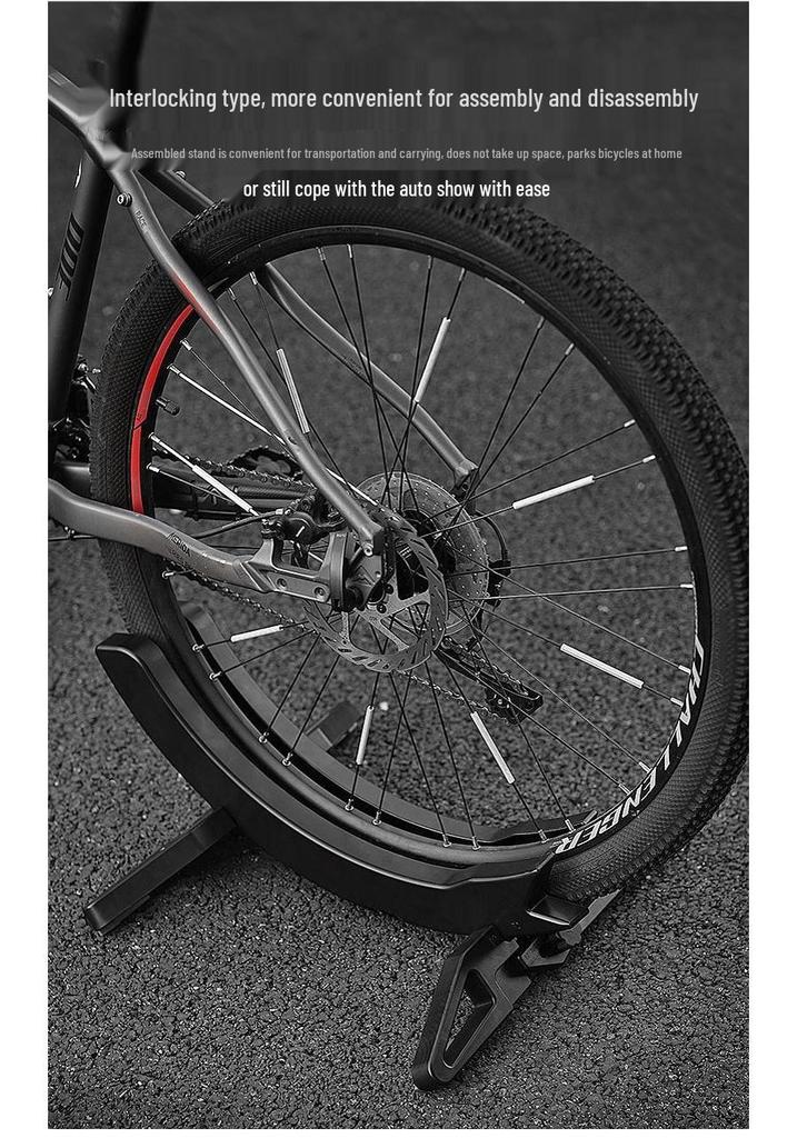 Adjustable Mountain Bike Parking Stand & Kickstand
