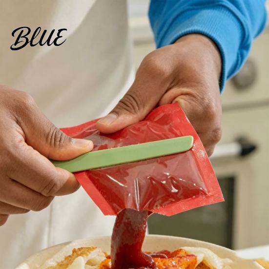 Portable Squeeze Clip 2PCS Food Sauce Bag Squeezer Durable ABS Manual Kitchen Tool Flexible Packaging Squeezer Waste Reduction Extractor Tool