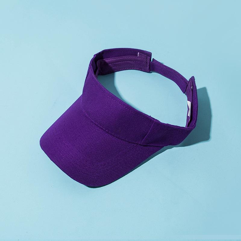 Baseball Cap Summer Hats For Girls Boys Children Casual Empty Top Sun Visor Tennis Cap Solid Sunscreen Outdoor Group Activity