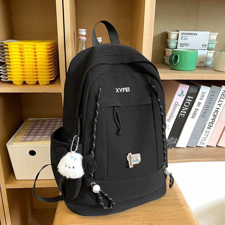Schoolbag Korean version Japanese ins new schoolbag for junior and high school students simple and cute versatile large-capacity travel backpack