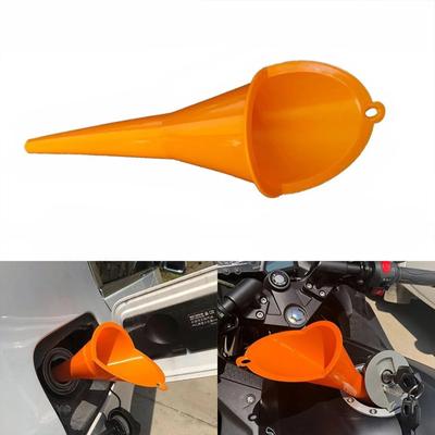 Car Long Stem Gasoline Oil Fuel Filling Tools Anti-splash Plastic Funnel Set for Car Gas and Fluids Auto Home Function Plastic