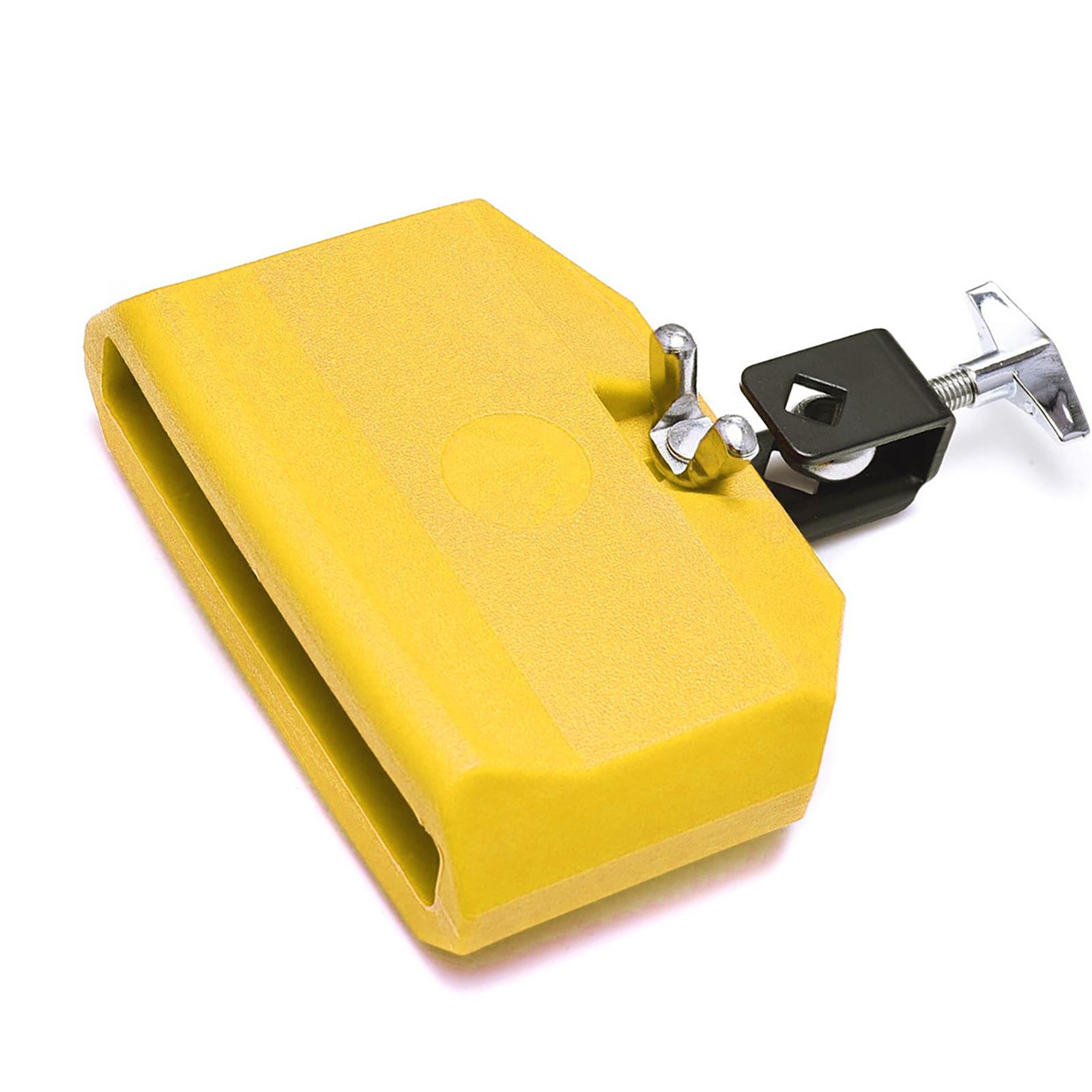 

Drum Bells Plastic Cowbell Drum Bells Music Cowbell Highly Low Sound Knocker Drum Percussions Instrument Accessories жёлтый