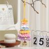 Cross-border Plush & Yarn Crochet Christmas Ornaments, Small Tree Decor & Car Pendants