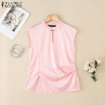 Lässiges, ärmelloses Tanktop für Damen mit Rundhalsausschnitt