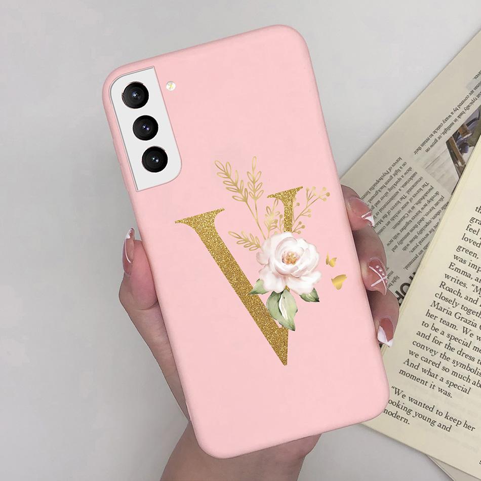 For Samsung S21 FE S21 Ultra Plus Case Slim Soft Cute Letters Cover For Samsung Galaxy S21 Plus 5G S21+ S 21 Ultra Phone Cases