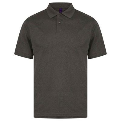Henbury Mens CoolPlus Moisture Wicking Polo Shirt