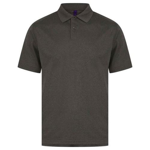 Henbury Mens CoolPlus Moisture Wicking Polo Shirt