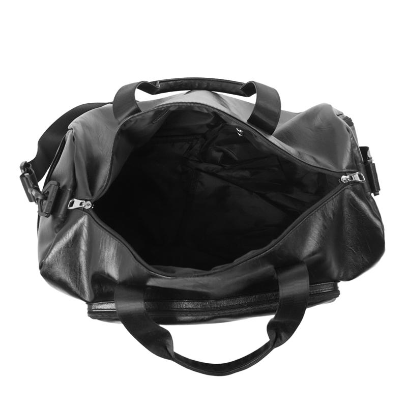 Fitness Bag Sports Yoga Swimming Bag PU Large Capacity Shoulder Portable Short Travel Bag