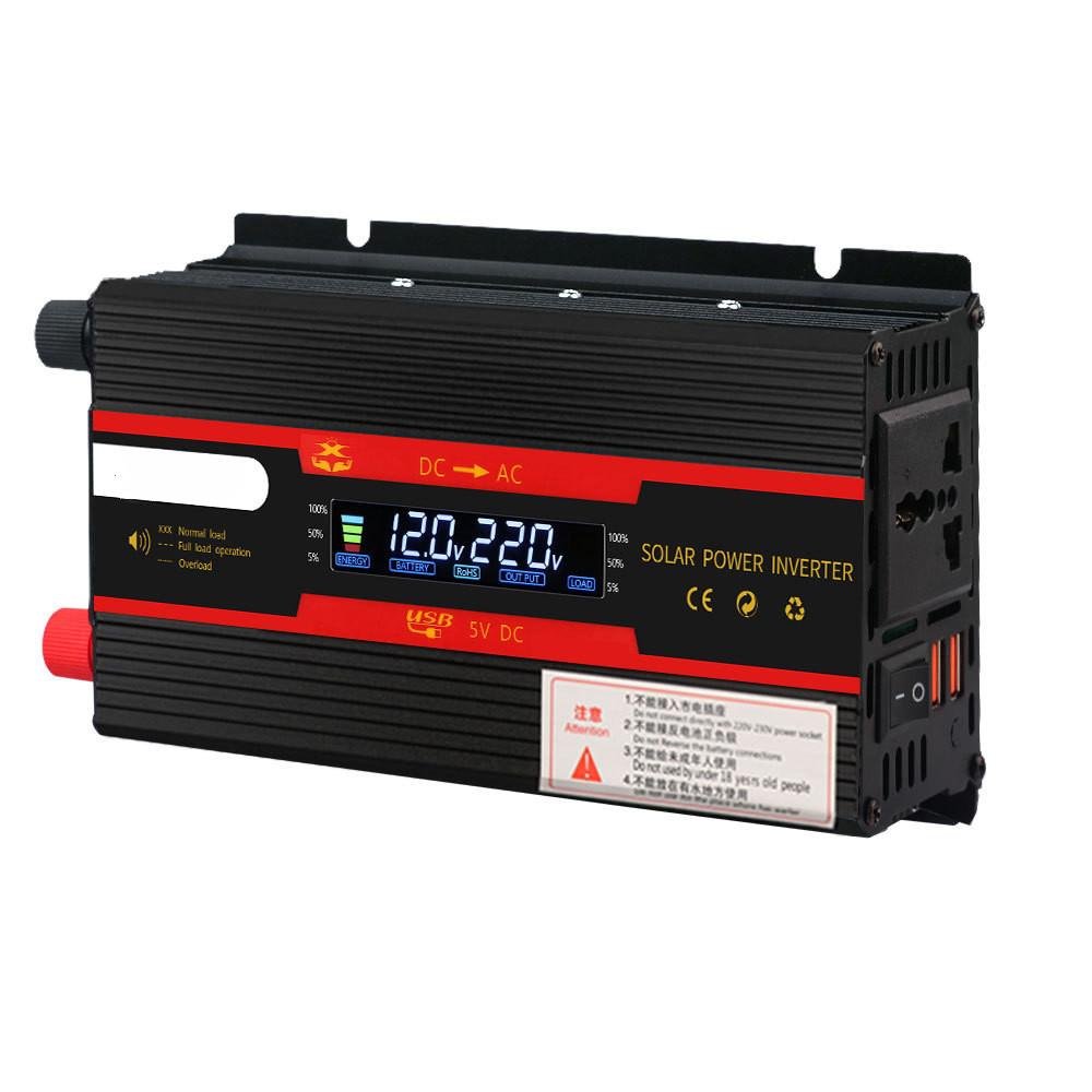 Outdoor Emergency High Power Car Inverter Solar Power Converter Household Portable Voltage Transformer