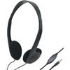 Casque Audio Stéréo - WAYTEX 69131 - Réglage Volume - Jack 3,5mm - Noir