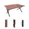FTLY Camping Carbon Steel Folding Roll-up Table