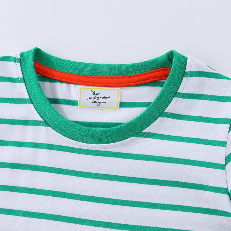 25 Years Spring & Autumn Boys' Cartoon Embroidery Long Sleeve T-Shirt, Round Neck - European & American Style