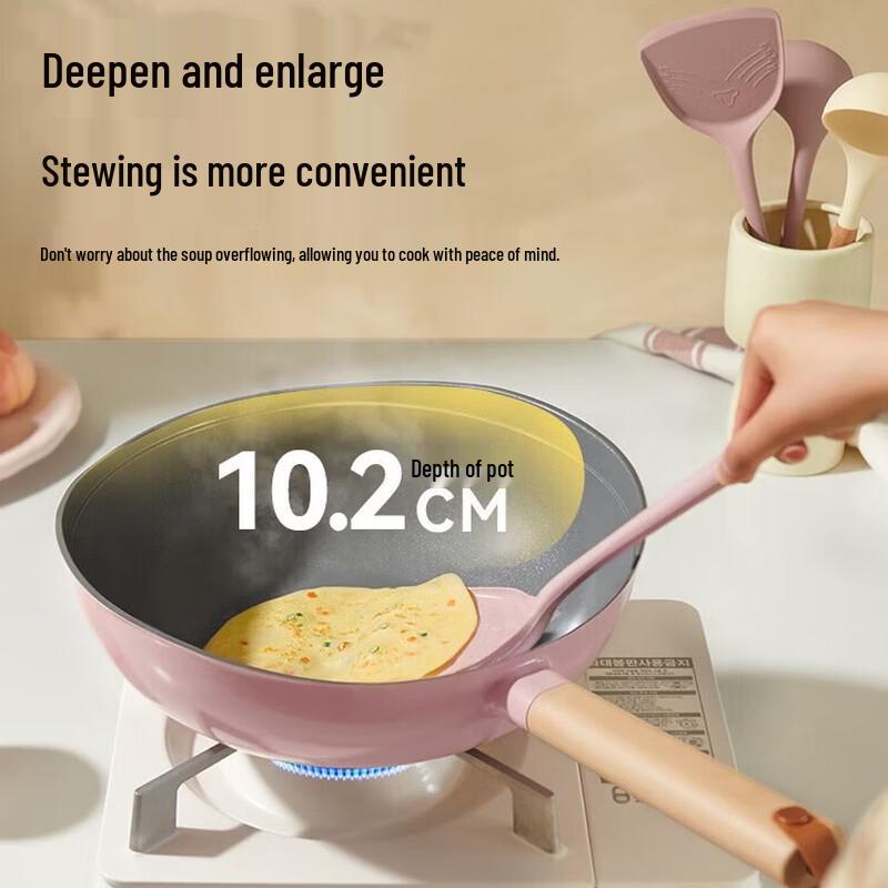 Lanmi Titanium Crystal 2.0 Non-Stick Wok