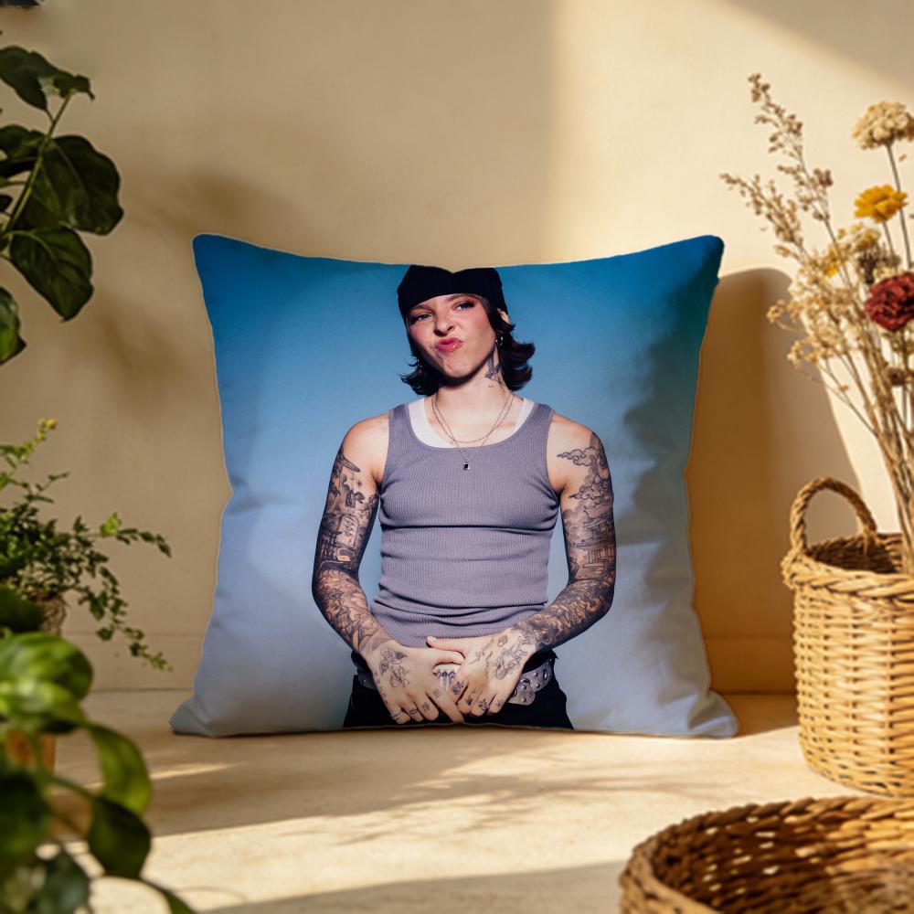 Fashion Yyoung Mikoed Cushion Cover Versatile DoubleSided Pillow Case Fit for Sofa Bed Car Daily Decor