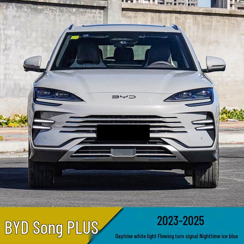 BYD Song PLUS 23-25 LED Daytime Running and Flowing Turn Signals with Nighttime Ice Blue Mode