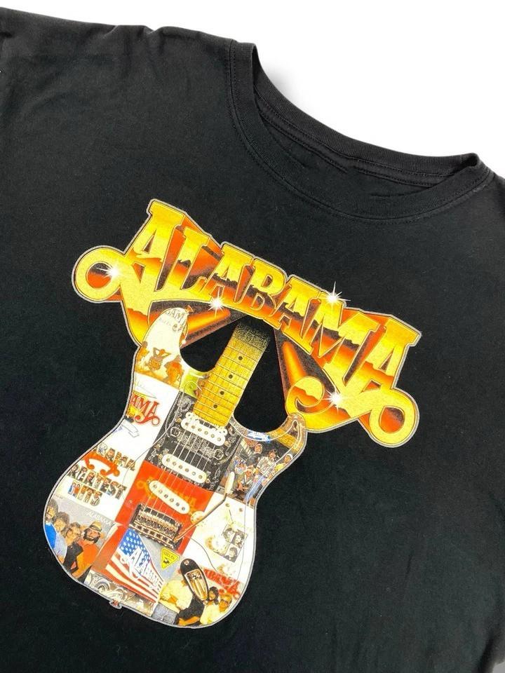 

ALABAMA Band Country Music Black Cotton BL1508 Unisex T-Shirt XXXXL