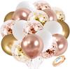 30-Piece Colorful Metal Sequin Balloon Set for Party Decorations