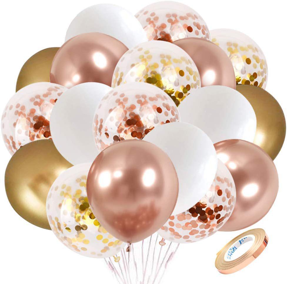 30-Piece Colorful Metal Sequin Balloon Set for Party Decorations