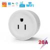 ZFSZ Smart Wi-Fi Plug - Wireless Remote Control Socket with Timer Function, Voice Control Works with Alexa & Google Home, Compact Design