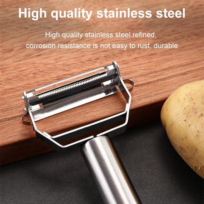1PCS Stainless Vegetables Tool Portable Manual Easy Clean With Handle Multi Purpose Home Kitchen Article