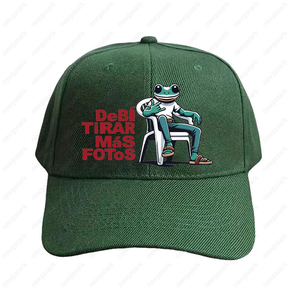 Debí Tirar Más Fotos Sapo Concho Plastic Chair Meme Art Chill Vibes Only Cap Women Unisex Adult Adjustable Printed Baseball Caps
