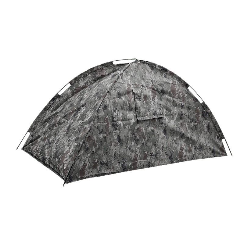 Camouflage Rainproof Soldier Tent for Camping, Mountaineering & Outdoor Training - Portable & Sun-Protected Emergency Shelter.