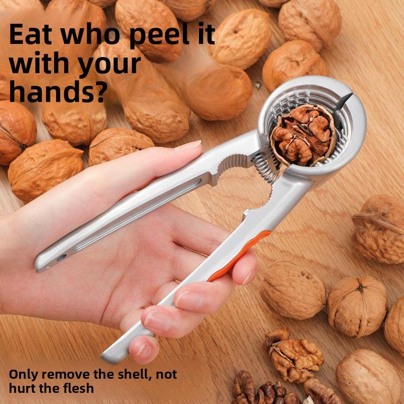 

Алюминиевый инструмент для колки орехов Многофункциональная косточка для грецких орехов и фундука для домашнего использования оранжевый