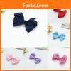 Accessoires Cheveux Enfant Avec Ruban Rouge Barrette Papillon Pour Enfant en Bas Âge Vêtement de Fête