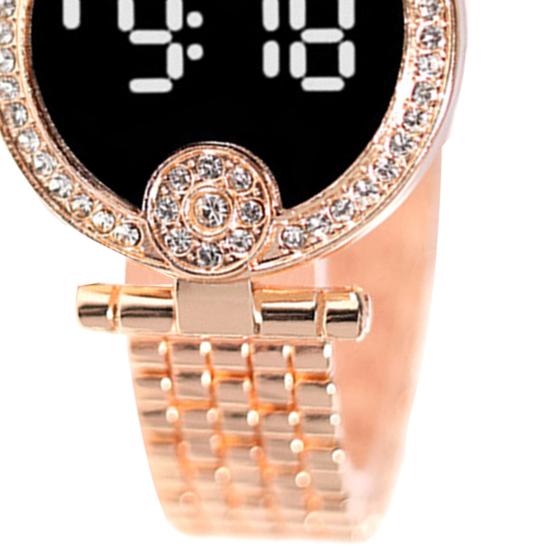 Zegarek Cyfrowy Życie Kontrola Dotykowa Causual Wodoodporny Wielofunkcyjny Unisex Okrągły Cyrkoniowy LED Cyfrowy