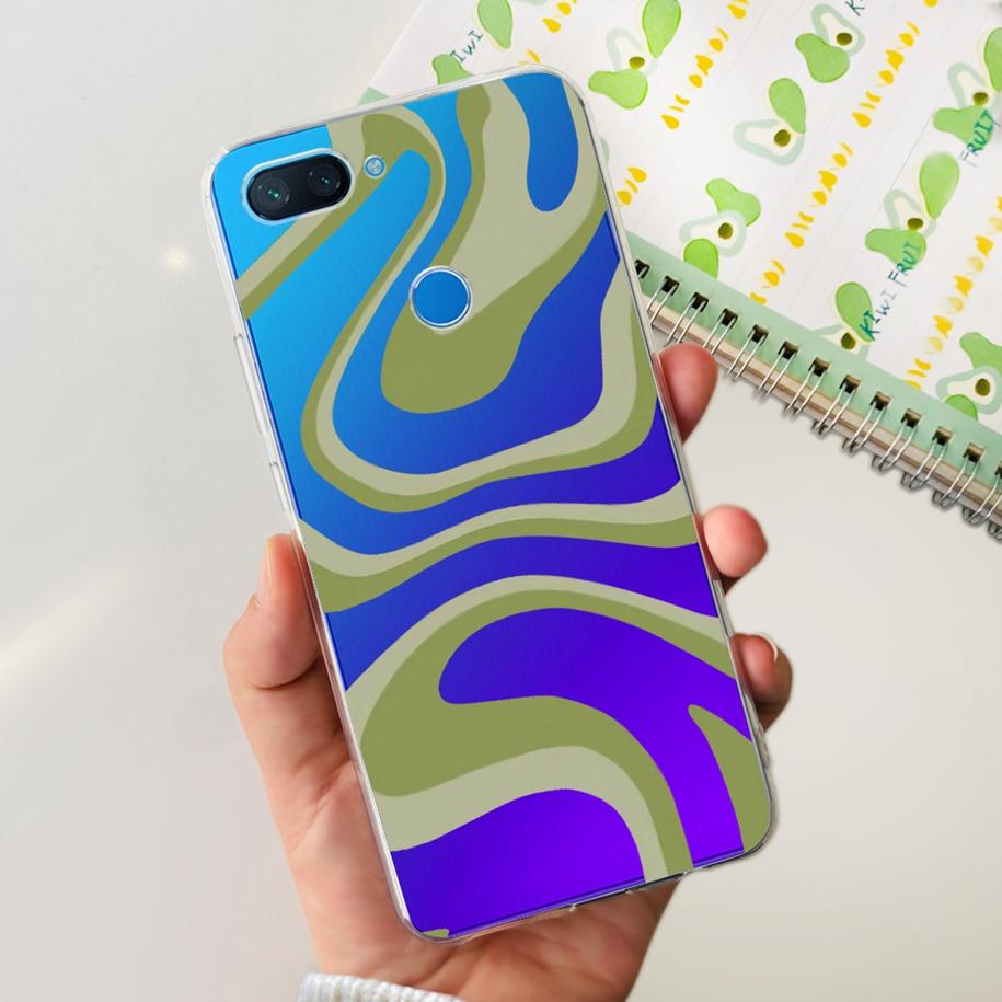 For Xiaomi Mi 8 Lite Case Fashion Soft Silicone Phone Case For Xiaomi Mi 8 SE / Mi 8 Pro Mi8 Lite Clear Tpu Cover Astronaut Capa