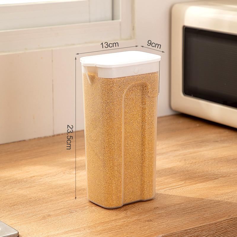 Food Grade PP Storage Box Sealed Grain Rice Container Organizer Moisture-Proof Fresh-keeping Tank Jars Kitchen Accessories