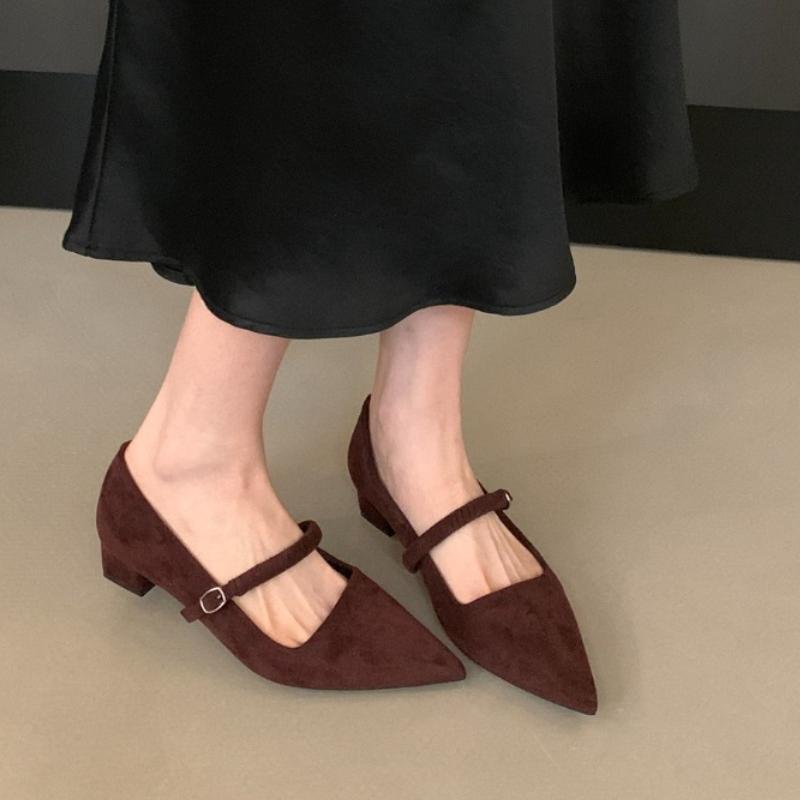 2025 New Women Shallow Mary Jane Shoes Fashion Shallow Slip On Slingback Sandals Soft Casual Pumps Dress Shoes Mujer
